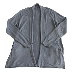 Barefoot Dreams Cozy Chic Ultra Lite Dusk Open Front Sweater Medium